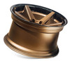 22x11 Ferrada FR3 Matte Bronze w/ Gloss Black Lip 5x115 20mm