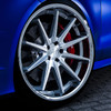 19x9.5 Ferrada FR4 Machine Silver w/ Chrome Lip 5x4.5/114.3 40mm
