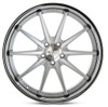 20x10.5 Ferrada FR4 Machine Silver w/ Chrome Lip 5x4.5/114.3 38mm