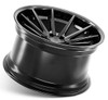 20x10 Ferrada FR4 Matte Black w/ Gloss Black Lip 5x115 13mm