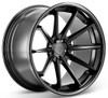 20x10.5 Ferrada FR4 Matte Black w/ Gloss Black Lip 5x112 38mm