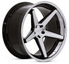 22x10.5 Ferrada FR3 Machine Black w/ Chrome Lip 5x120 40mm