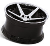 22x10.5 Ferrada FR3 Machine Black w/ Chrome Lip 5x120 40mm