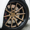 20x10.5 Ferrada FR4 Matte Bronze w/ Gloss Black Lip 5x4.5/114.3 25mm