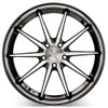 20x10.5 Ferrada FR4 Machine Black w/ Chrome Lip 5x115 15mm