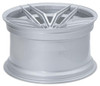 20x12 Ferrada Forge-8 FR5 Machine Silver (Rotary Forged) 5x4.5/114.3 21mm