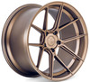 (Clearance - No Returns) 20x11 Ferrada Forge-8 FR8 Matte Bronze (Rotary Forged) 5x120 33mm