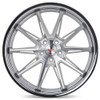 20x12 Ferrada CM2 Machined Silver w/ Chrome Lip 5x120 45mm