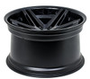 22x10.5 Ferrada CM1 Matte Black w/ Gloss Black Lip 5x120 40mm