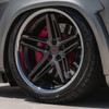 19x10.5 Ferrada CM1 Matte Graphite w/ Chrome Lip 5x112 25mm