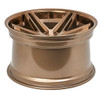 20x11 Ferrada CM1 Brushed Cobre w/ Chrome Lip 5x130 50mm