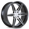 (Clearance - No Returns) 22x10.5 Ferrada FT2 Machine Black 5x5/127 28mm