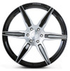 (Clearance - No Returns) 22x10.5 Ferrada FT2 Machine Black 5x130 45mm-1699735239