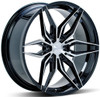 24x10 Ferrada FT5 Machine Black 6x135 25mm