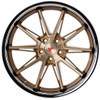 22x9 Ferrada CM2 Brushed Cobre w/ Chrome Lip 5x112 30mm