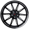 22x10.5 Ferrada CM2 Matte Black w/ Chrome Lip 5x112 28mm (CUSTOM) 