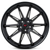 19x9.5 Ferrada CM2 Matte Black w/ Gloss Black Lip 5x4.5/114.3 40mm