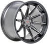 20x10 Ferrada CM2 Matte Graphite w/ Gloss Black Lip 5x4.5/114.3 40mm  (CUSTOM) 