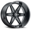 22x10 Hostile H117 Venom Asphalt (6 Lug) 6x135 -25mm