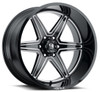 (Clearance - No Returns) 22x12 Hostile H117 Venom Blade Cut (6 Lug) (* May Require Trimming) 6x135 -44mm