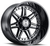(Clearance - No Returns) 20x12 Hostile H124 Lunatic Blade Cut (* May Require Trimming) 5x5/127 -44mm