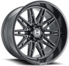 22x10 Hostile H126 Maniac Asphalt (6 Lug) 6x135 -25mm