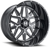 20x12 Hostile H128 Diablo Blade Cut (5 Lug) (* May Require Trimming) 5x5.5/139.7 -44mm