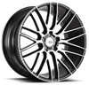 20x8.5 Savini Black Di Forza BM13 Gloss Black w/ Machined Face (Concave) (CUSTOM)