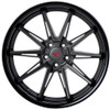 (Black Friday Sale - Only Valid for Set) 22x9 Ferrada CM2 Matte Graphite w/ Gloss Black Lip 5x4.5/114.3 30mm (CUSTOM) 