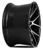 22x10.5 Savini Black Di Forza BM14 Gloss Black w/ Machined Face (Concave) (CUSTOM)