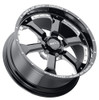 20x12 Weld Off-Road Granada Six W125 Gloss Black Milled (* May Require Trimming) (Rotary Forged) 6x5.5/139.7 -44mm