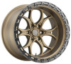 20x9 Weld Off-Road Ledge W106 Satin Bronze w/ Satin Black Lip (Rotary Forged) 6x5.5/139.7 20mm
