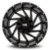 20x9 Hardrock Off-Road H704 Crusher Gloss Black Milled 6x120 6x5.5/139.7 0mm