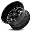 20x9 Hardrock Off-Road H707 Destroyer Gloss Black Milled  8x6.5/165 0mm