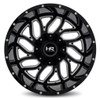 22x10 Hardrock Off-Road H707 Destroyer Gloss Black Milled  6x135 6x5.5/139.7 -25mm