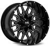 22x10 Hardrock Off-Road H709 Commander Gloss Black Milled  6x135 6x5.5/139.7 -25mm