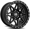 17x9 Hardrock Off-Road H105 Matte Black 6x5.5/139.7 1mm