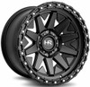 17x9 Hardrock Off-Road H106 Matte Black 5x5/127 1mm