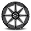 20x12 Hardrock Off-Road H502 Pain Killer Xposed Gloss Black Milled (* May Require Trimming) 5x150 -44mm