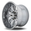 (Clearance - No Returns) 24x12 Hardrock Off-Road H503 Spine Xposed Chrome (* May Require Trimming) 6x5.5/139.7 -44mm