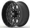 20x9 Hardrock Off-Road H504 Slammer Xposed Gloss Black Milled 5x150 0mm