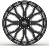 26x14 Hardrock Off-Road H504 Slammer Xposed Gloss Black Milled (* May Require Trimming) 8x170 -76mm
