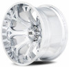 (Clearance - No Returns) 20x12 Hardrock Off-Road H505 Bloodshot Xposed Chrome 6x135 -44mm