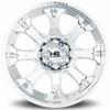 (Clearance - No Returns) 22x12 Hardrock Off-Road H505 Bloodshot Xposed Chrome (* May Require Trimming) 8x170 -51mm
