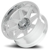 24x12 Hardrock Off-Road H906 Polished (Concave Forged) (* May Require Trimming) 6x5.5/139.7 -51mm