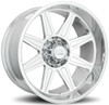 24x12 Hardrock Off-Road H906 Polished (Concave Forged) (* May Require Trimming) 8x6.5/165 -51mm