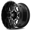 20x12 Hardrock Off-Road H507 Gloss Black Milled (* May Require Trimming) 6x135 -44mm