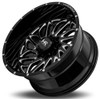 20x12 Hardrock Off-Road H508 Gloss Black Milled (* May Require Trimming) 8x180 -44mm