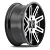 20x9 ION Alloy 142 Satin Black w/ Machined Face 8x6.5/165 0mm