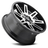 20x9 ION Alloy 142 Satin Black w/ Machined Face 8x6.5/165 18mm